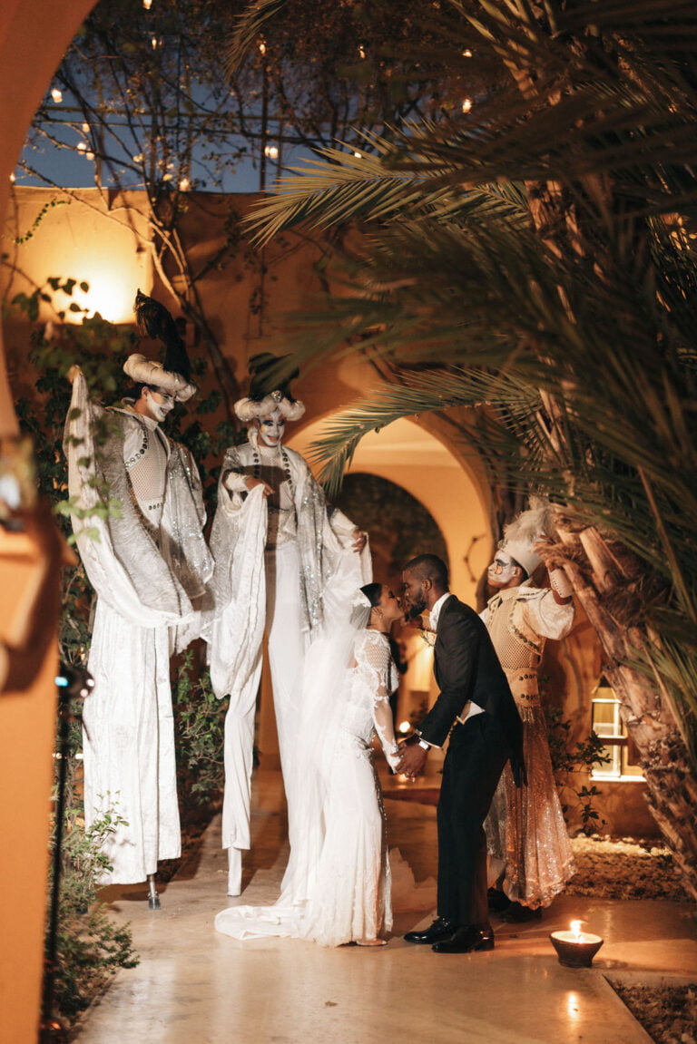 nigerian white wedding in marrakech