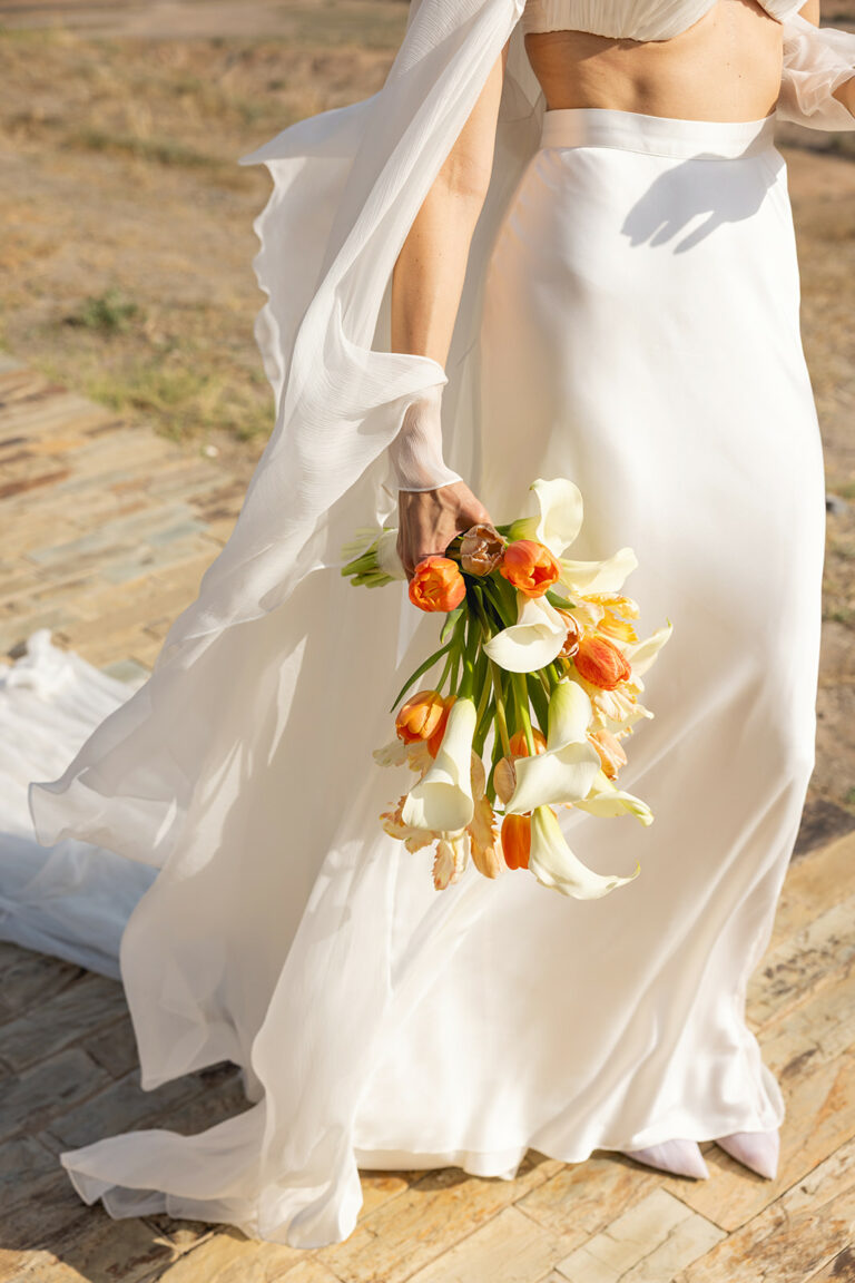 The bridal bouquet by the bloomroom in marrakech