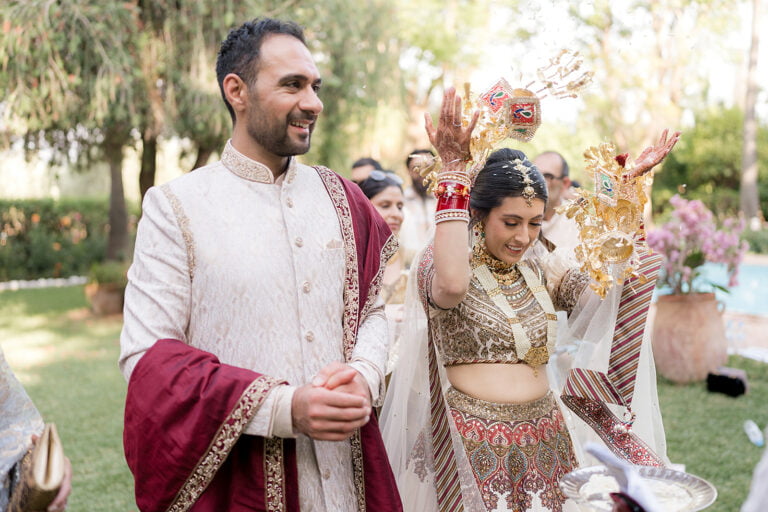 indian wedding in marrakech