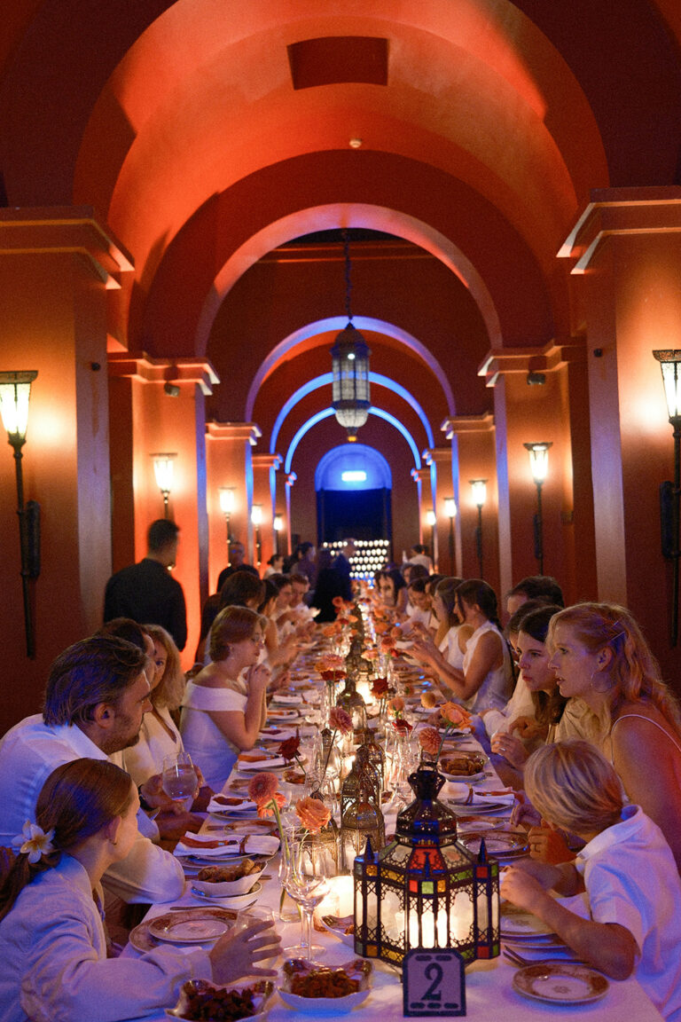 welcome dinner in the stables of Selman