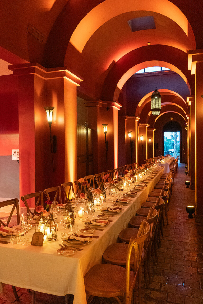 welcome dinner in the stables of Selman