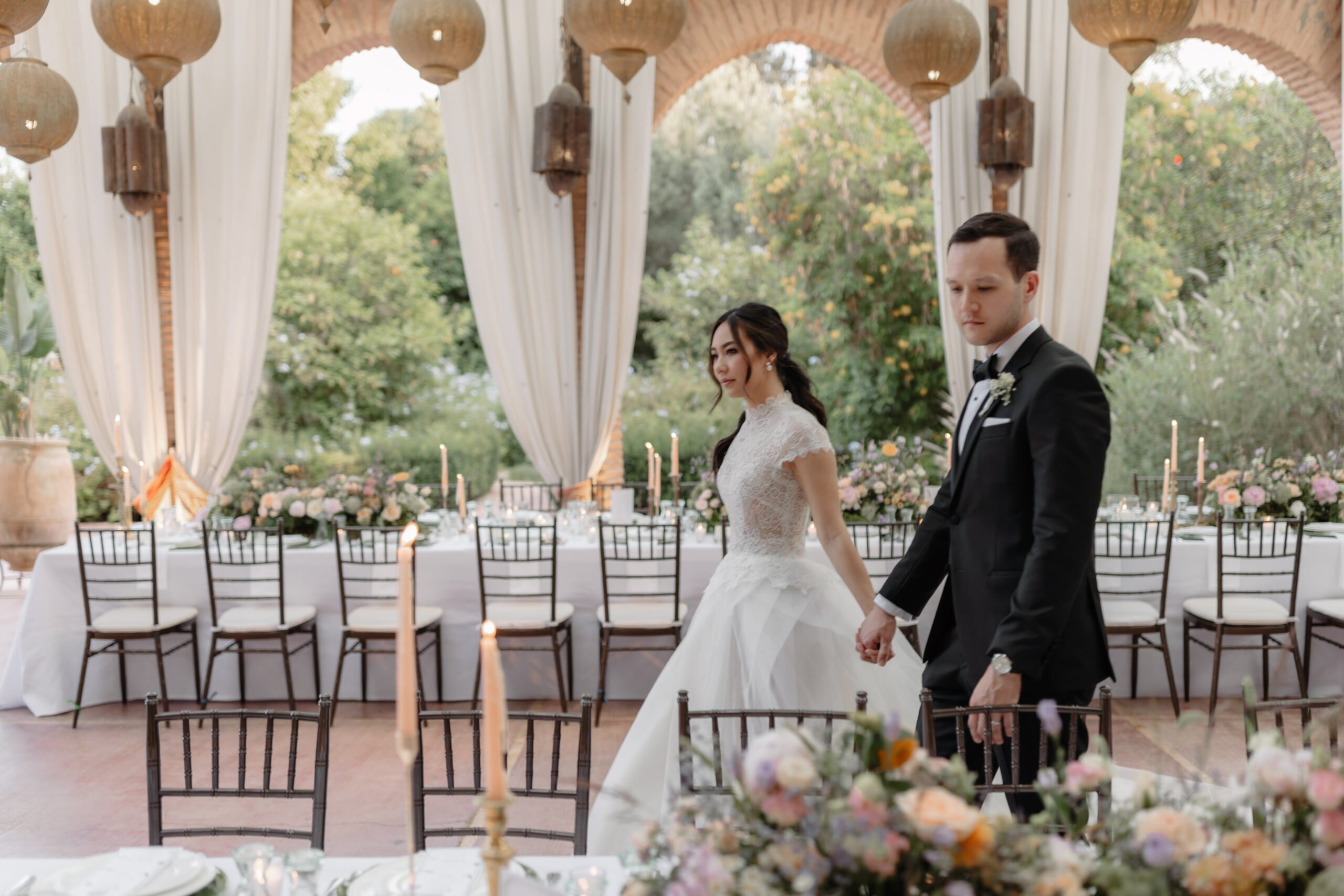 Romantic and Floral Beldi Country Club Wedding in Marrakech