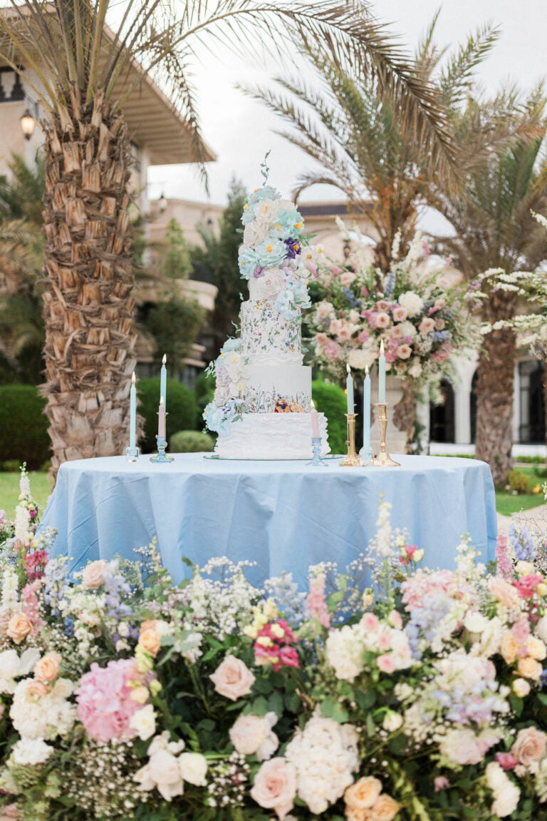wedding cake in Marrakech