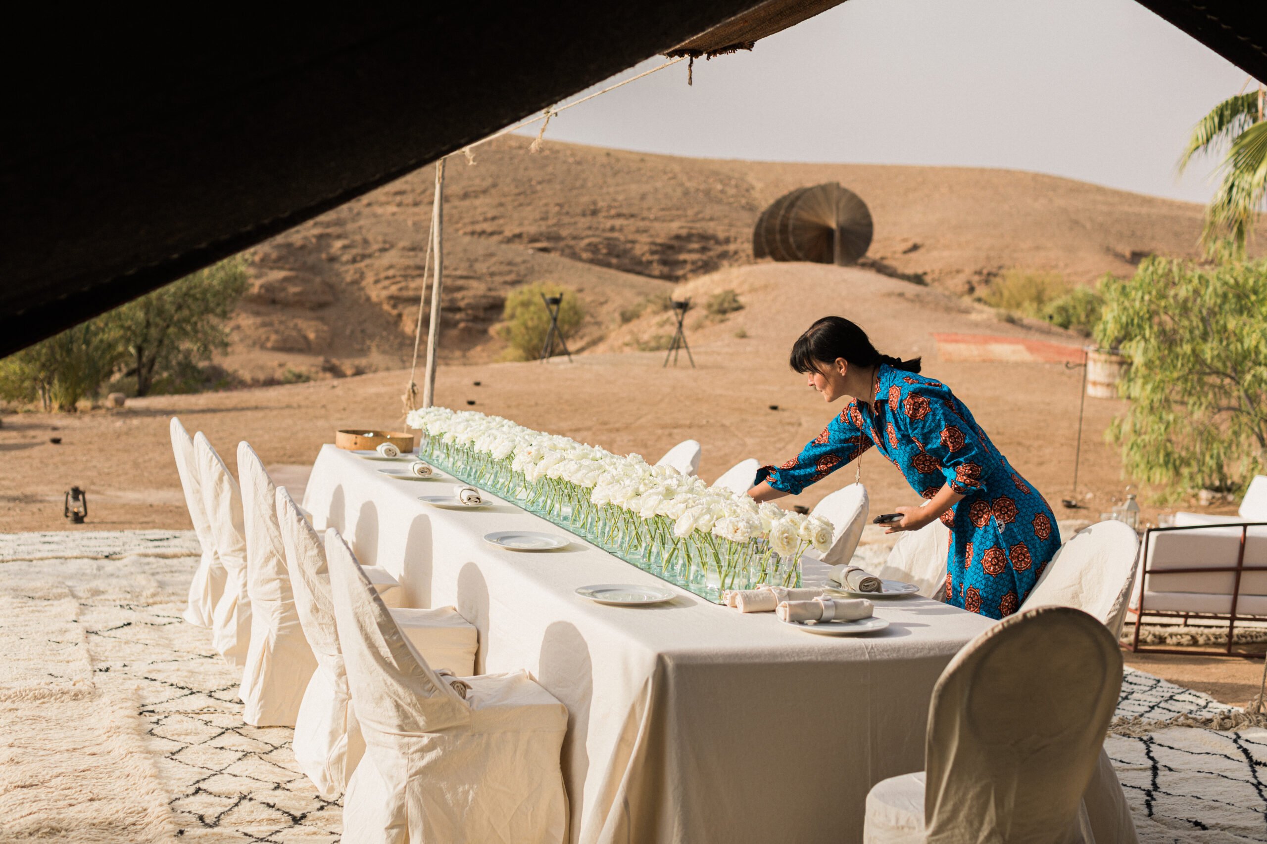 A Marrakech wedding venue in the desert 