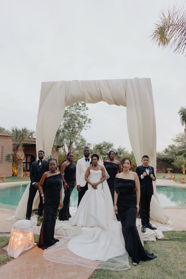 Nigerian luxury wedding in marrakech