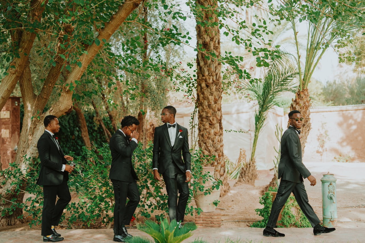 An outdoor wedding in Marrakech 