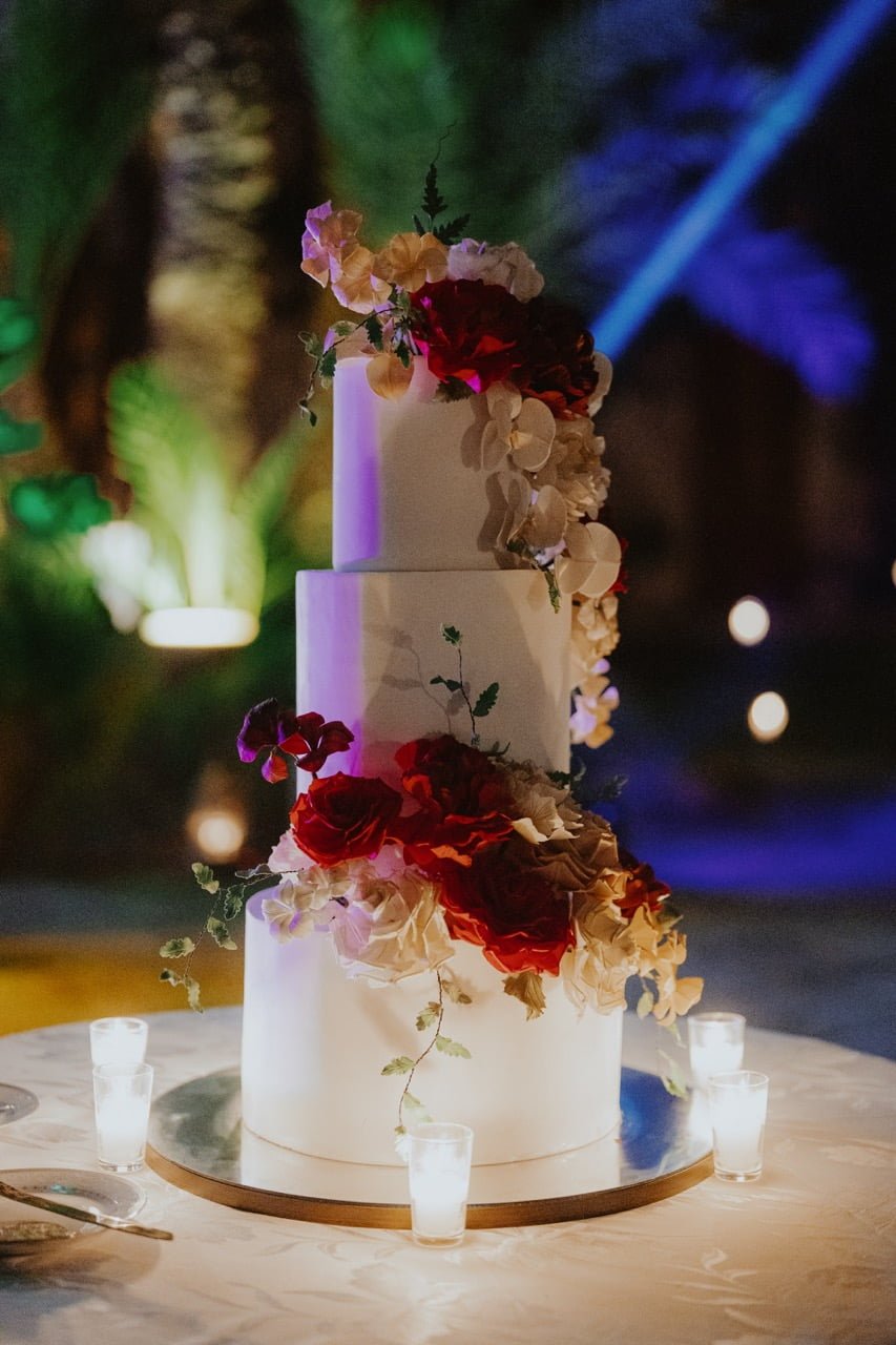 Wedding cake at a luxury Marrakech wedding